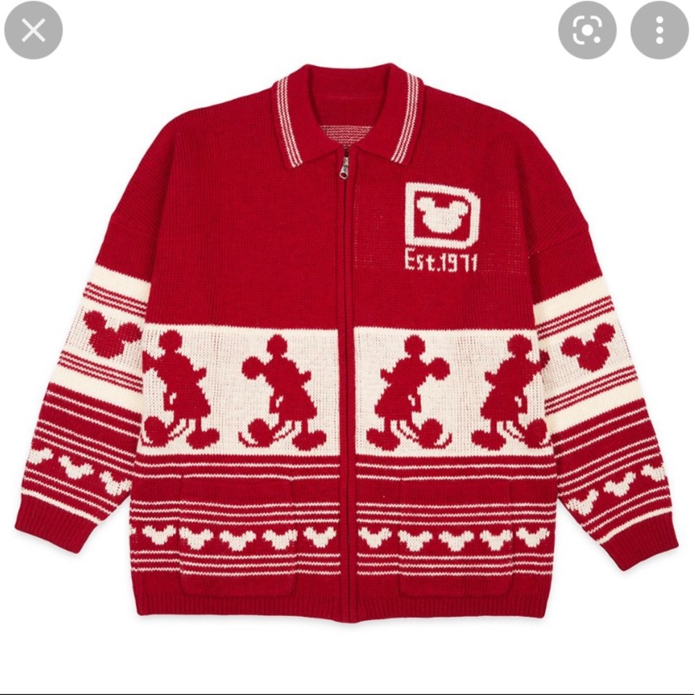 ISO!!!! DISNEY WORLD CHRISTMAS SPIRIT JERSEY CARDIGAN